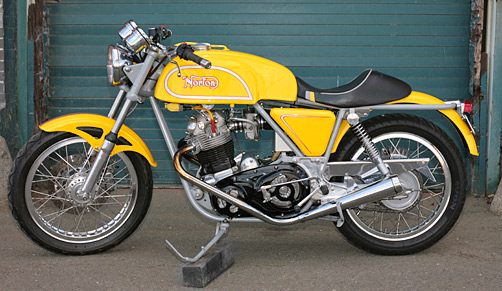 restored Norton Commando motorcycle
